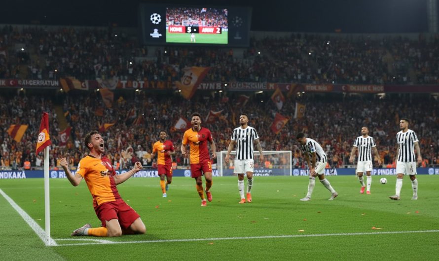 Galatasaray’ın Tarihi Başarısı: Juventus’u 5-2 Yenerek Tur Kapısını Araladı