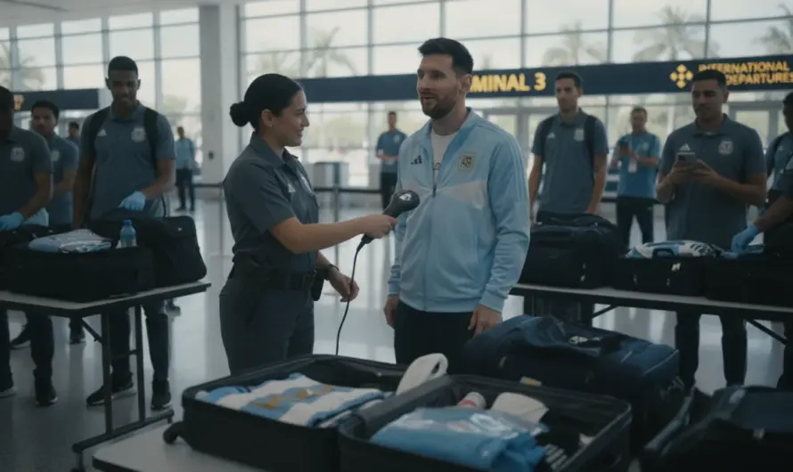 Miami Havaalanında Arjantinli Yıldızın Gülümseten Anları